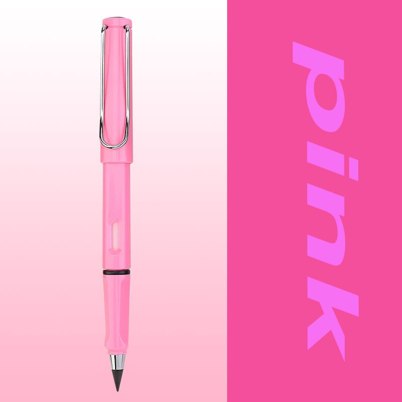 1 pces preto tecnologia sem moagem sem tinta estudantes usam lápis permanentes não pode terminar a escrita e não é fácil de quebrar: pink