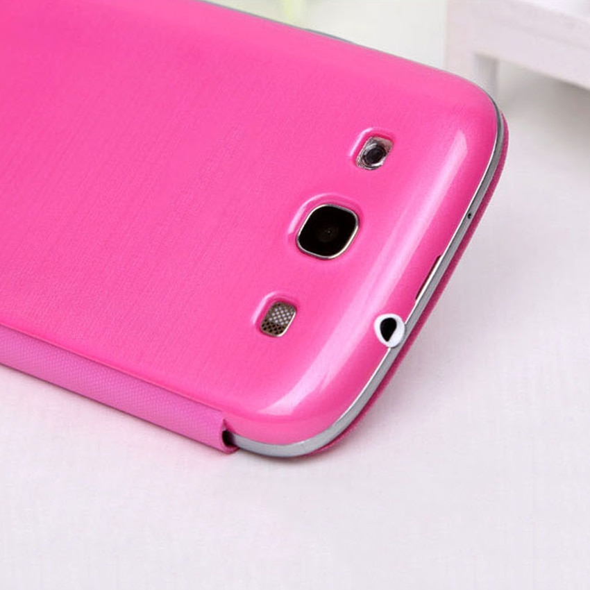 Cuoio Della Copertura di vibrazione della Cassa Del Telefono per Samsung galassia S3 Galaxys3 siii Neo Duos S iii 3 GT I9300 I9301 I9301i i9300i GT-I9300 Custodie