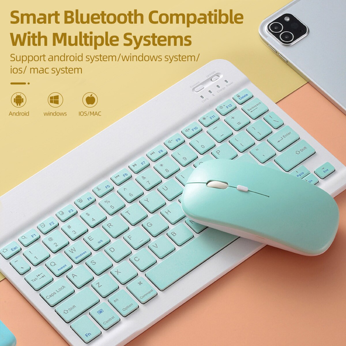 GUUGEI Wireless Bluetooth Mouse Mute Mouse For Laptop Computer PC Mini Ultra-Thin Single-Mode Battery Silent Gaming Mouse Mice