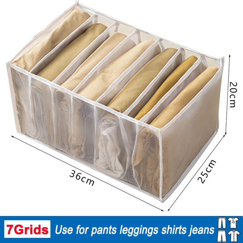 Organizador de armario, organizador de ropa interior para armario, organizadores de ropa, armarios, organizadores de cajones, caja organizadora de almacenamiento de calcetines y sujetador: Transparente