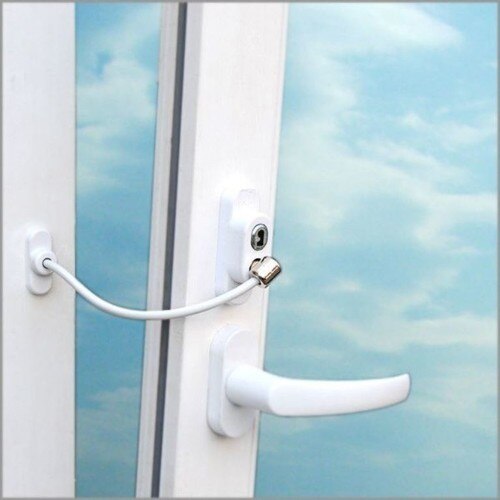 Penkid Verdrahtete Pvc Fenster Sicherheit sperren Weiß
