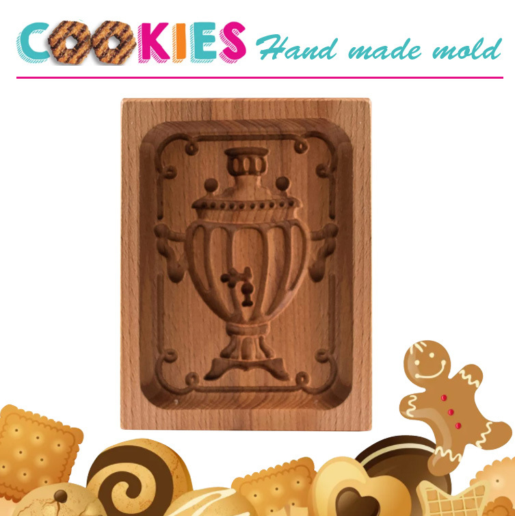 29 estilos molde de madera para galletas, cocina, hogar, molde para pastel de pan de jengibre, prensa navideña, moldes en relieve para galletas 3D, panadería M533: YELLOW