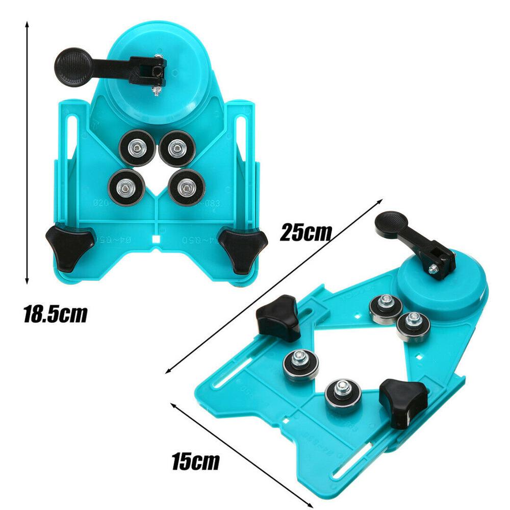 Verstelbare Keramische Tegel Glas Hole Zaagmachine Guide Opening Klepstandsteller 4Mm-83Mm