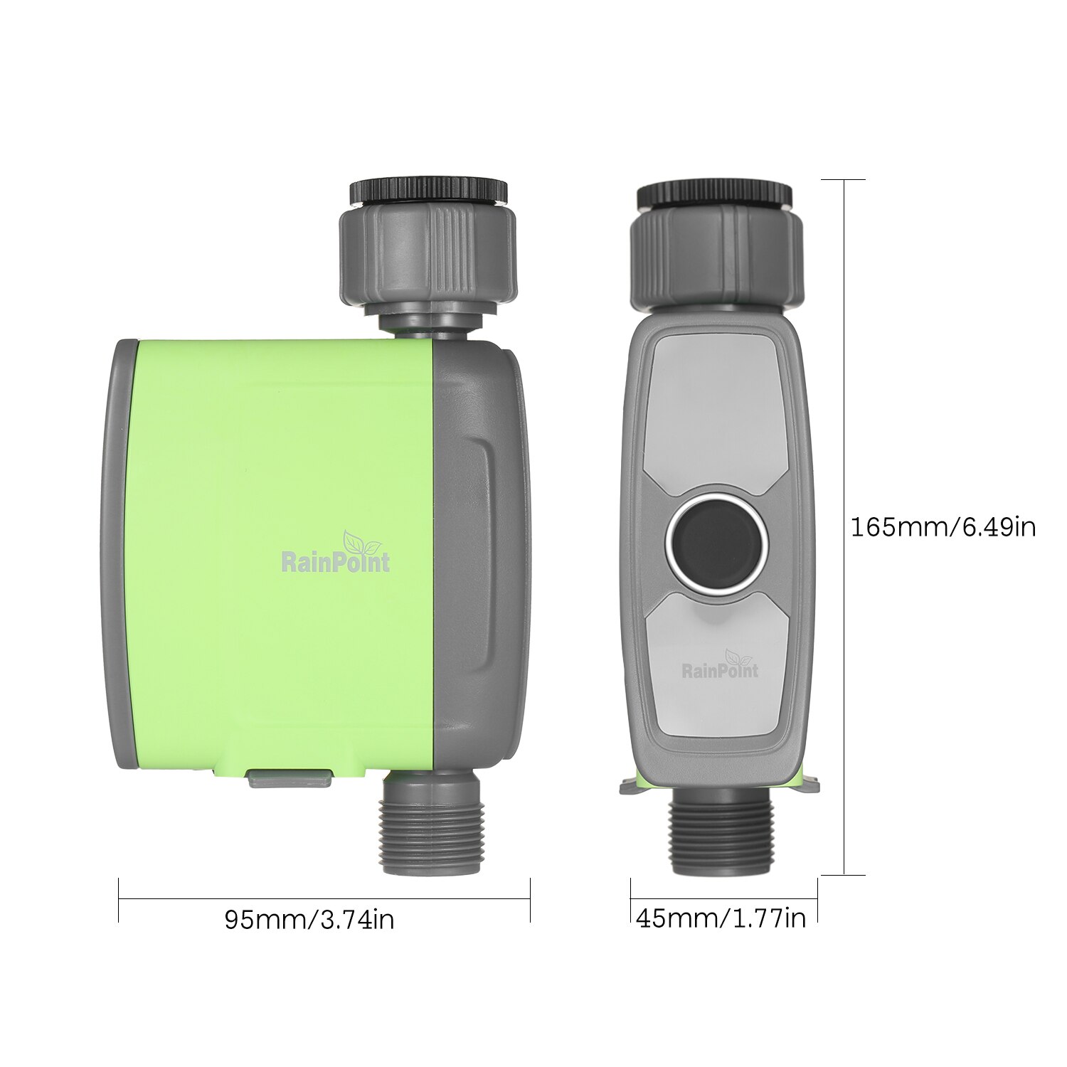 Programmable BT WiFi Water Timer Hose Faucet Timer Outdoor Battery Operated Water Flow Meter Automatic Watering Sprinkler System