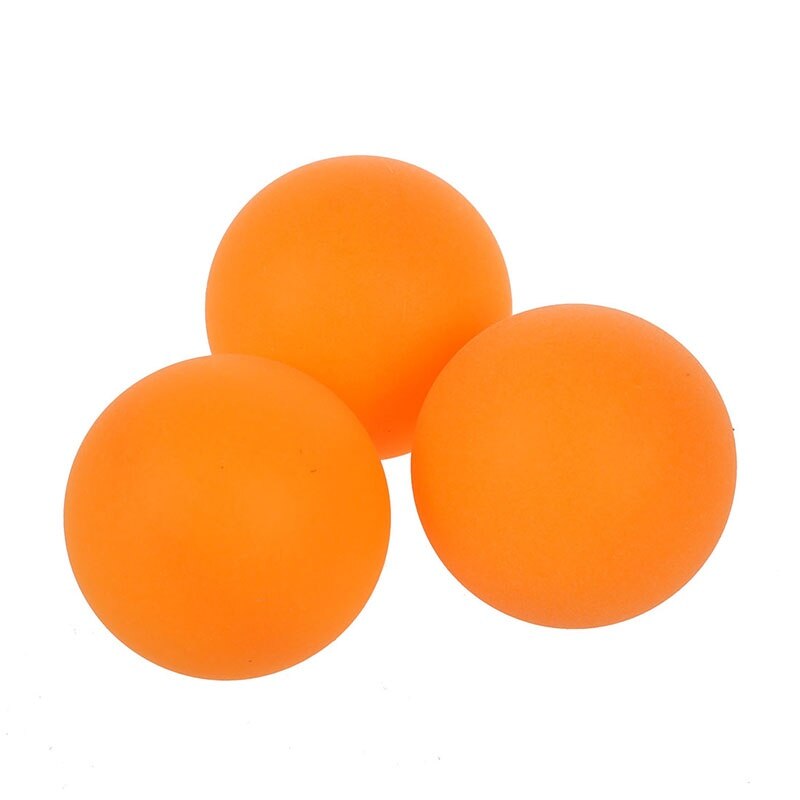 Pelota de tenis de mesa naranja de plástico para deportes 40 mm de diámetro 12 Uds