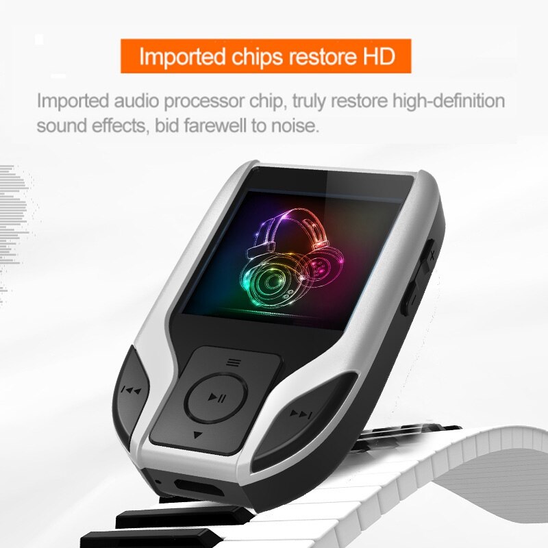 Lecteur de musique MP3 baladeur pince Bluetooth 8GB Sport lecteur de musique sans perte enregistreur Radio FM Support carte TF