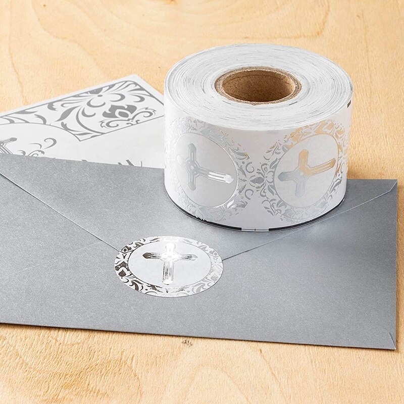 500 stuks/rol christelijke stickers zegellabels handgemaakte aangepaste sticker scrapbooking voor decoratie briefpapier sticker