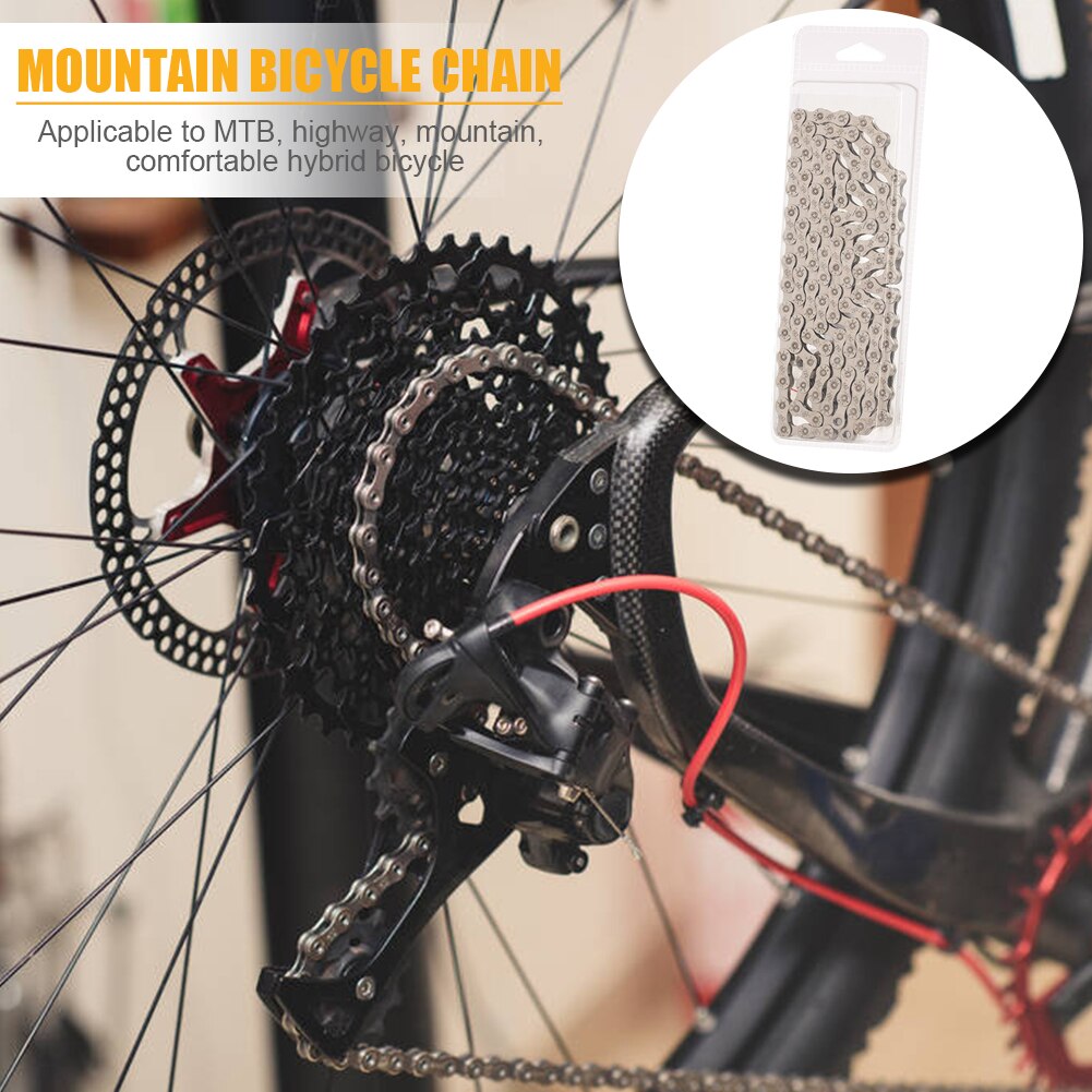 1/8/9/10/11 Speed Bicycle Chains Titanium Plated Ti Gold Silver Mountain Road Bike MTB Chain Part Cycling