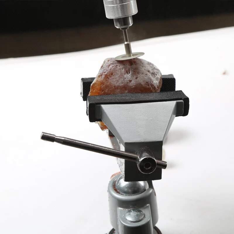 360 degree rotation aluminum alloy universal table vise table vise fixed vise