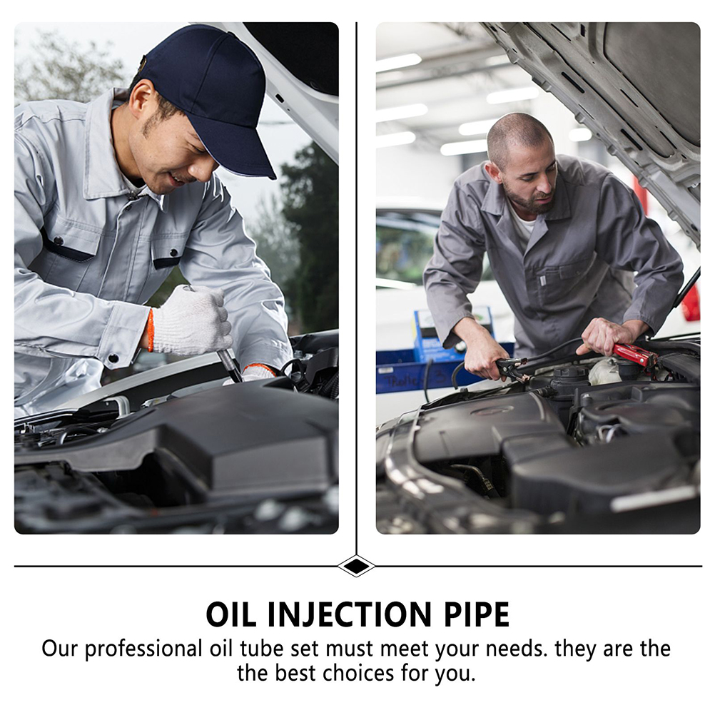 2pcs Fuel Line Hose Gas Oil Pipe Car Fuel Oil Tube Hose Line Petrol Pipe