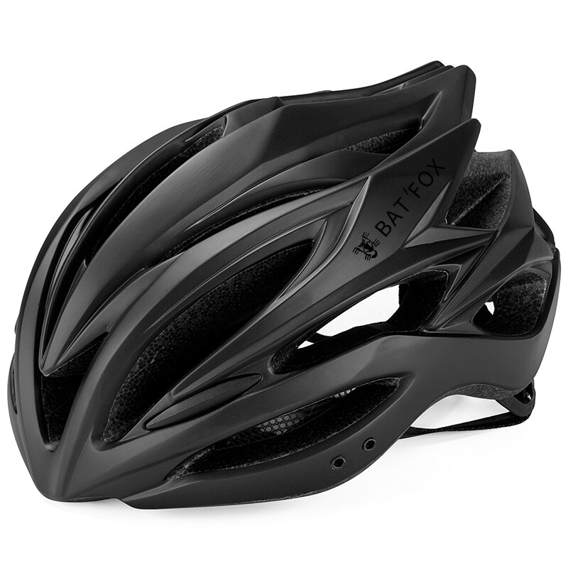 Ultralight Fietshelm Bike Universal Mannen Vrouwen Mtb Fiets Helmen Mountain Road Fiets Helm Veilig Cap Capacete Ciclismo: J-691-Black