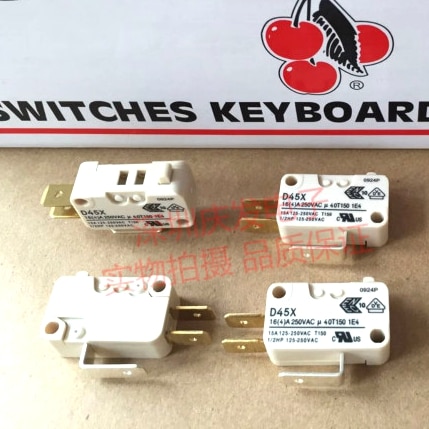 Micro interrupteur CHERRY original D45X 16A court/long/poulie/poignée pliée 10A 250V