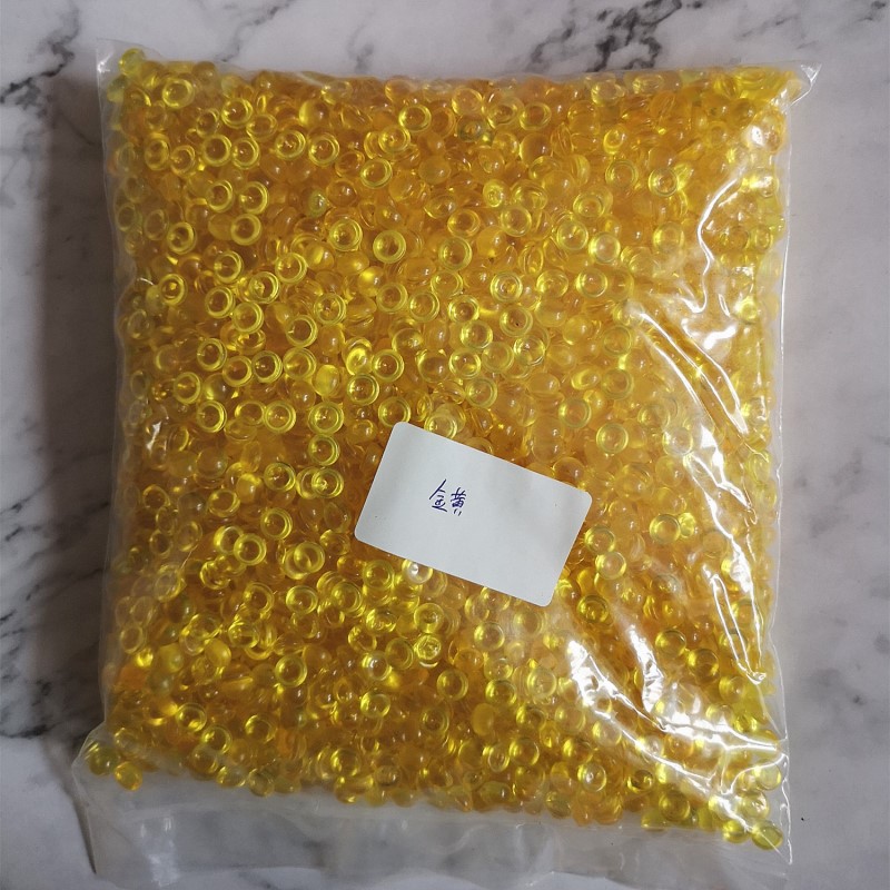 500 g 21 Farben Kristall flache Fischglasperlen Schleimzubehör Bunte Gummibälle für Schleimfüller DIY Zubehör Dekoration: Grau