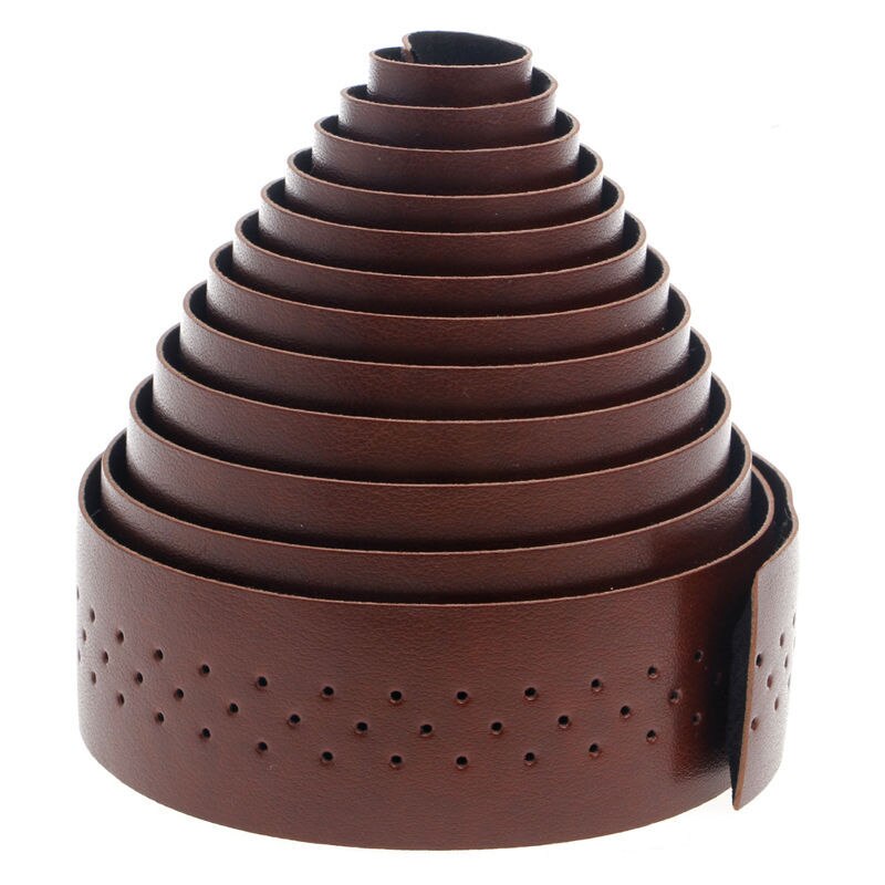 Bande de guidon de vélo en cuir PU poignée de guidon de vélo de route bandes de barre avec bouchons d'extrémité de barre accessoires de cyclisme