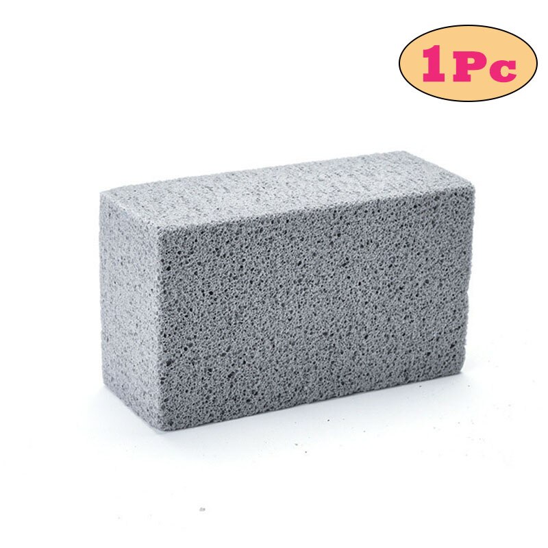BBQ Cleaner Barbecue Grill Cleaning Brick Non Slip Odorless BBQ Cleaning Stone Stains Cleaner for Grill Mesh BBQ Accessories: 1Pc brick-A