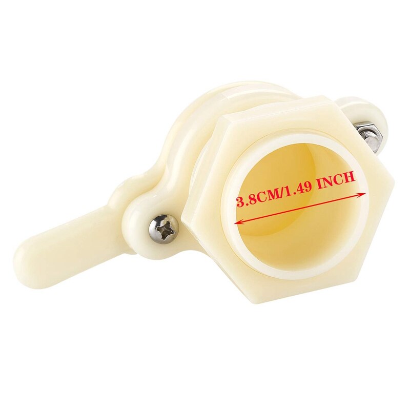 10 Pcs Nylon Heavy Duty Honey Gate Valve with Wing Nut Bee Hive Tool Use on Pails and Some Extractors