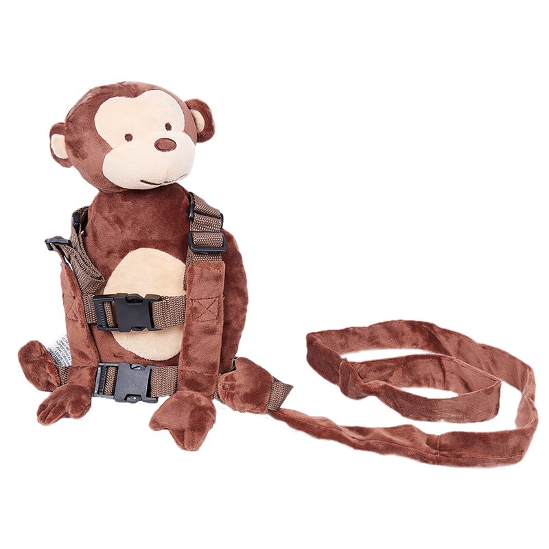 Säkerhetssele koppelband baby barn toddler walking cosplay ryggsäck tyglar väska, apa 2