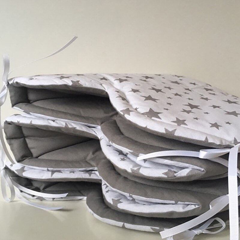 Baby Crib Bumper Bed Kussen pasgeboren Veiligheid Bescherming Pad voor Crib Bumper Cloud Stijl katoen voldaan: YBD017C