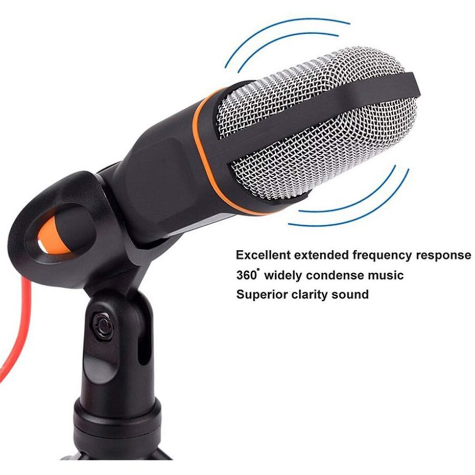 SF666 Micro Jack 3.5 mm Portable Computer Capacitor Micro Cable Microphone Microphone Microphone