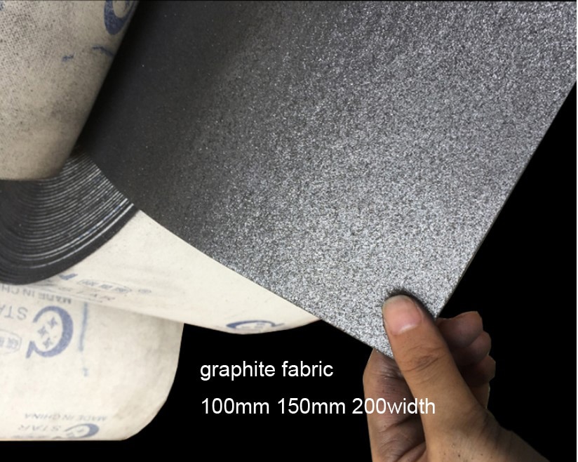 100mm 150mm 200 grafitstof carbon-grafit kludslibemaskine smørebånd diamant slibende bælte varmebestandig grafitpude