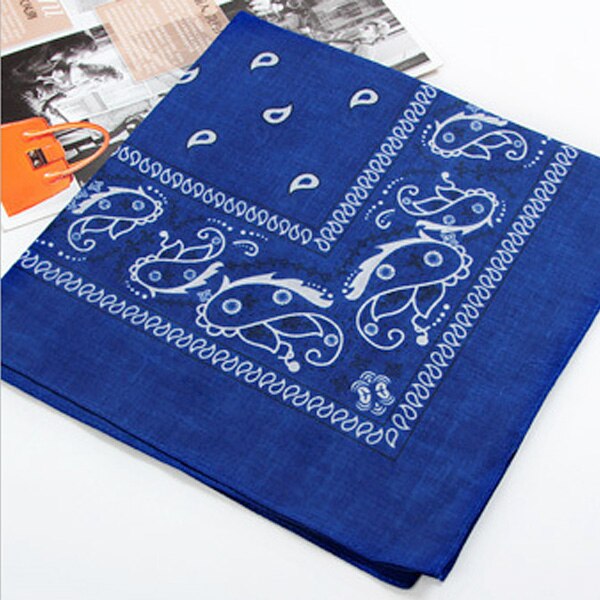 Polyester Bandana Platz Schal Für Frauen Männer Stirnband Headwear Doppelseitige Kopf wickeln Haar Zubehör: 19