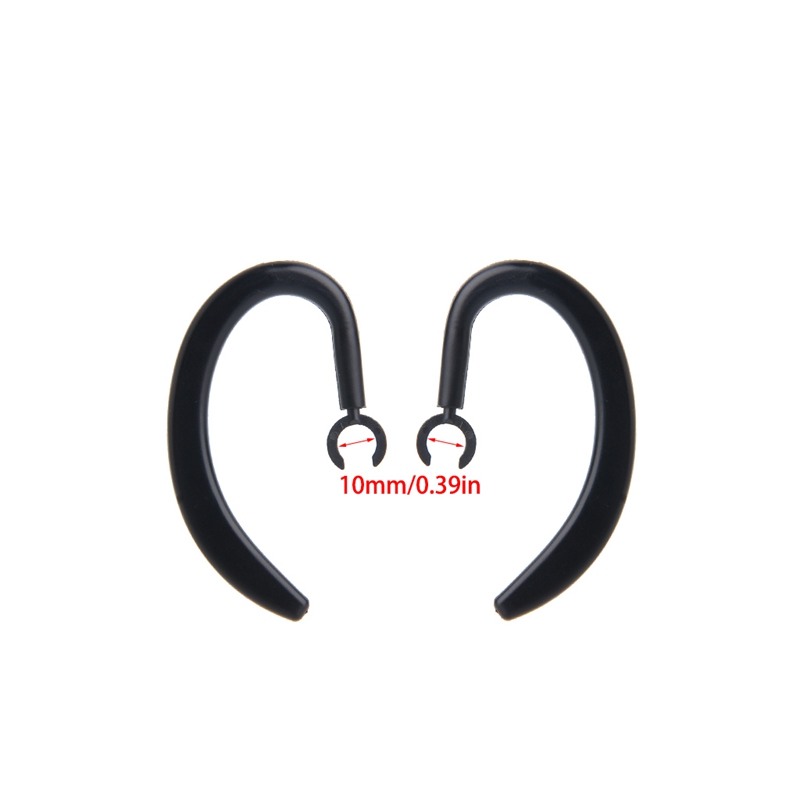 Anti-lost Soft Bluetooth-compatible Earphone Earhook Rubber Rotary Clip Headphone Stand Ergonomic Ear Hook Compact Size: SKY BLUE