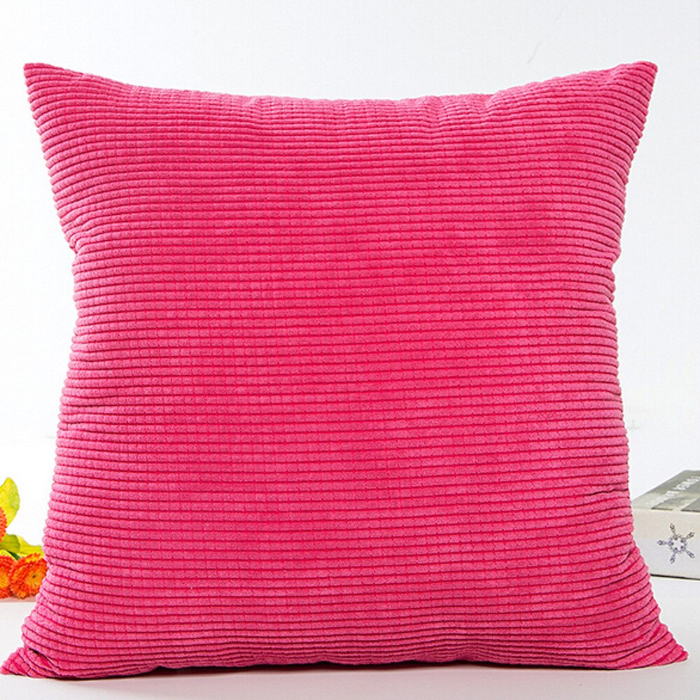 Taille Gooi Kussen Home Decor Gooi Polyester Katoen Voor Thuis Hotel Kussen s3: Hot Pink