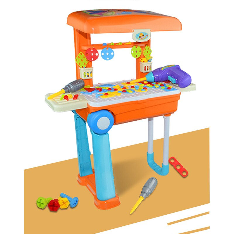 Baby Toy Chef Doctor Craftsman Makeup Artist Suitcase Portable Kitchen Set ABS Plastic Role Play Boy And Girl Play Kit: workers