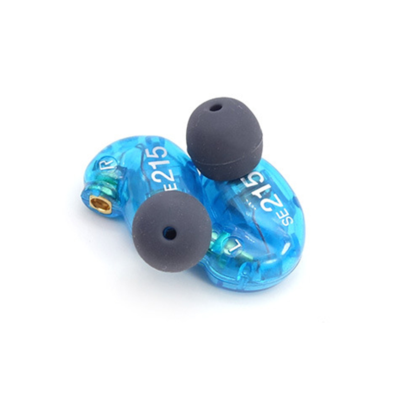 1 par hi -fi 7mm in-ear-hörlurar ljudisolerande hörlurar stereohörlurar med brusreducering för  se215 se535: Vit