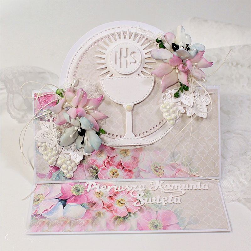 Polnischen Erste Heilige Kommunion Metall Schneiden Stirbt Schablonen Satz Für DIY Scrapbooking Dekorative Präge Karte Handwerk Sterben Schnitte