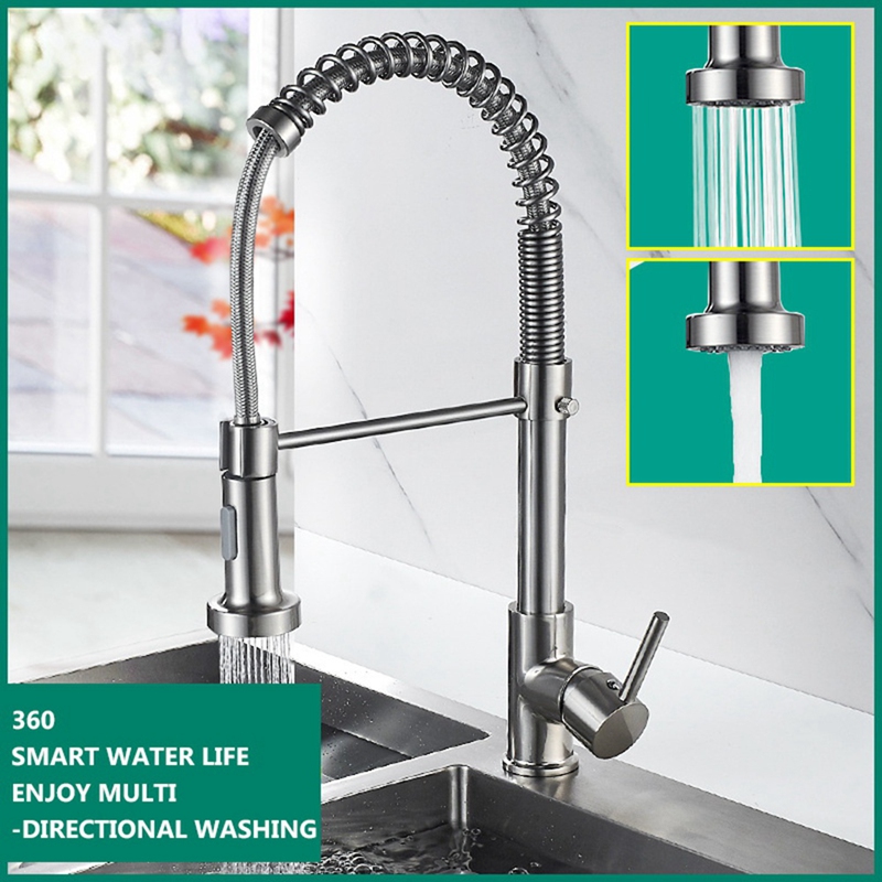 Sink Rotation Cold Kitchen Sink Faucets Copper 360 Rotation Sing... – Vicedeal