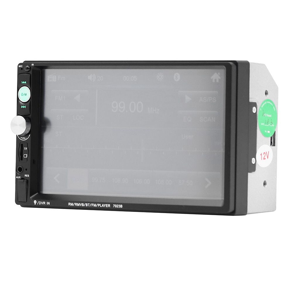 Car Multimedia Audio Speler 7023B 2 Din Stereo Radio 7 Inch Touch Screen Hd MP5 Speler Ondersteuning Bluetooth Fm Camera sd Usb Aux