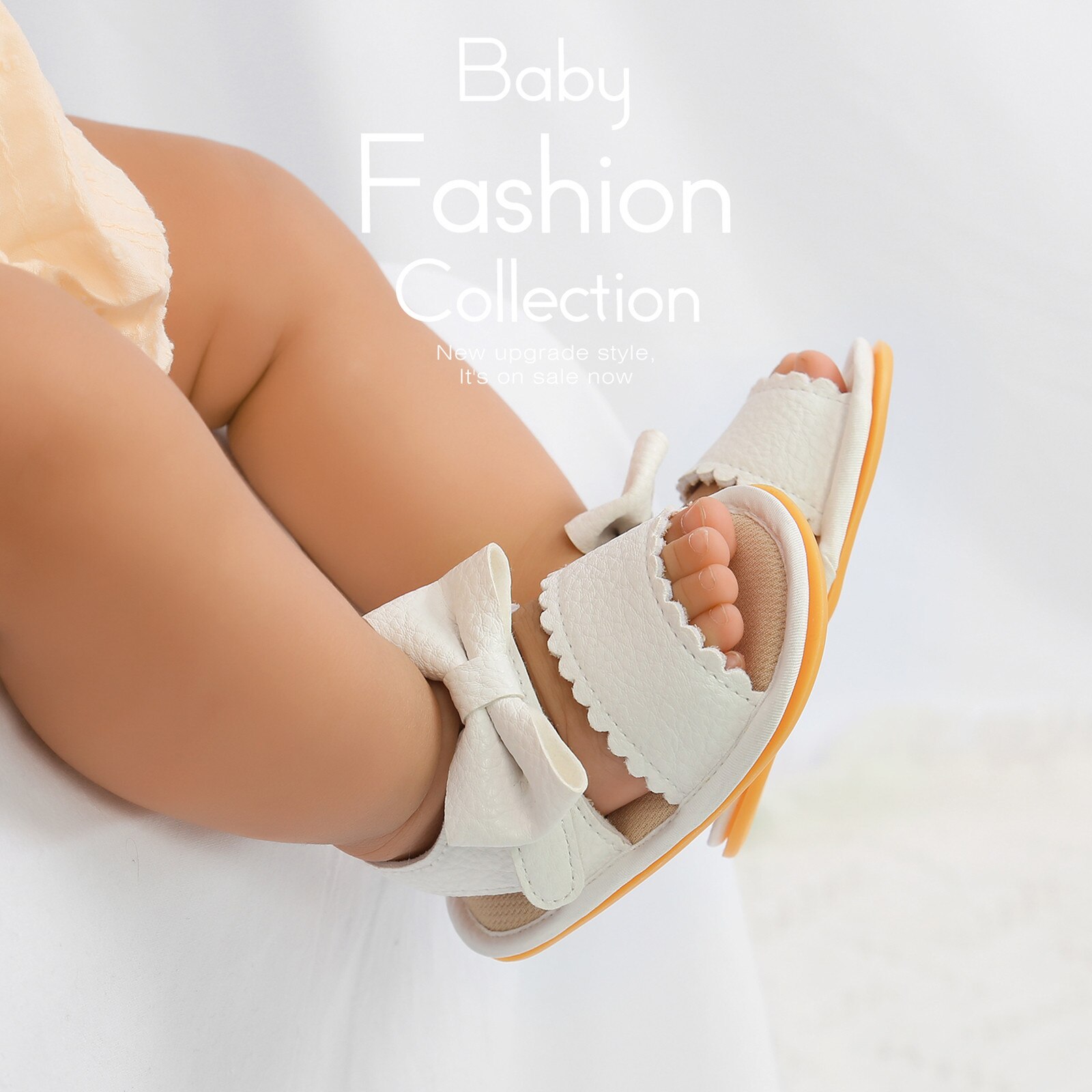 Baby Boys Girls Bow Sandals Soft Non-slip Rubber Sole Summer Flat Walking Shoes Vogue Baby Shoes Детская Обувь