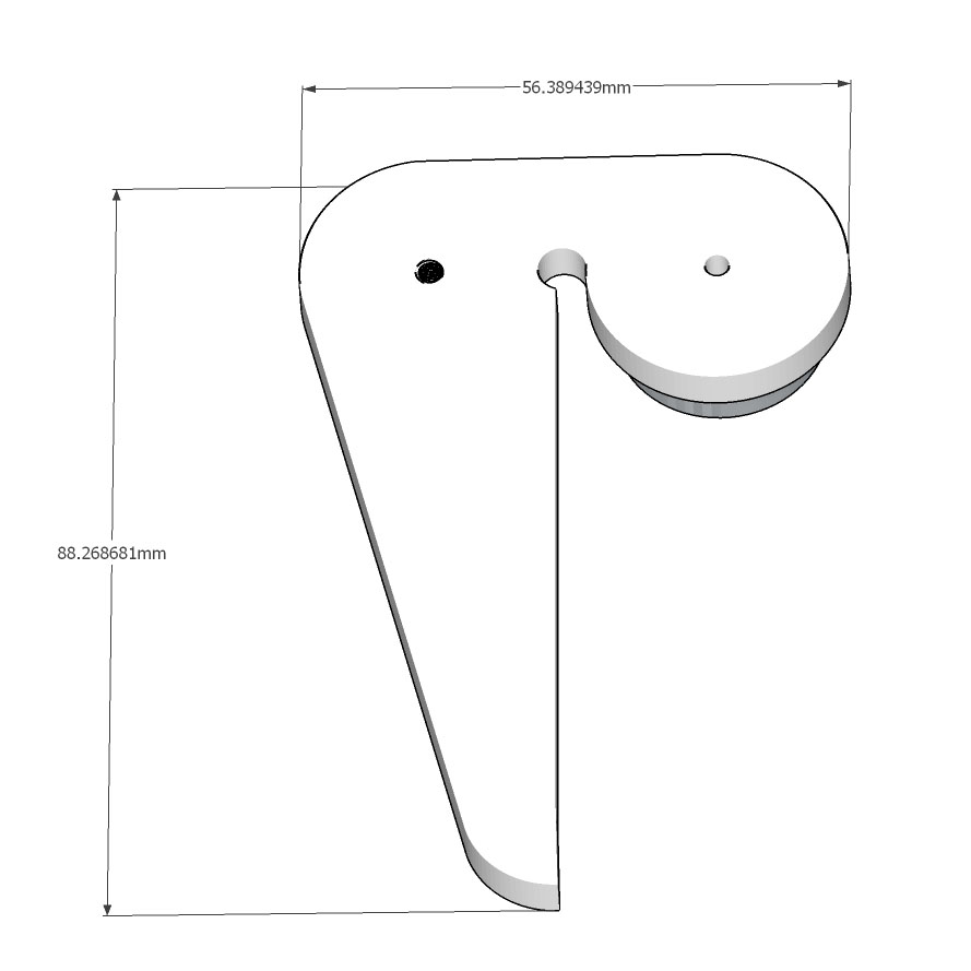DIY center locator, center gauge, circle to find the center point, circle ruler, center tool, center point