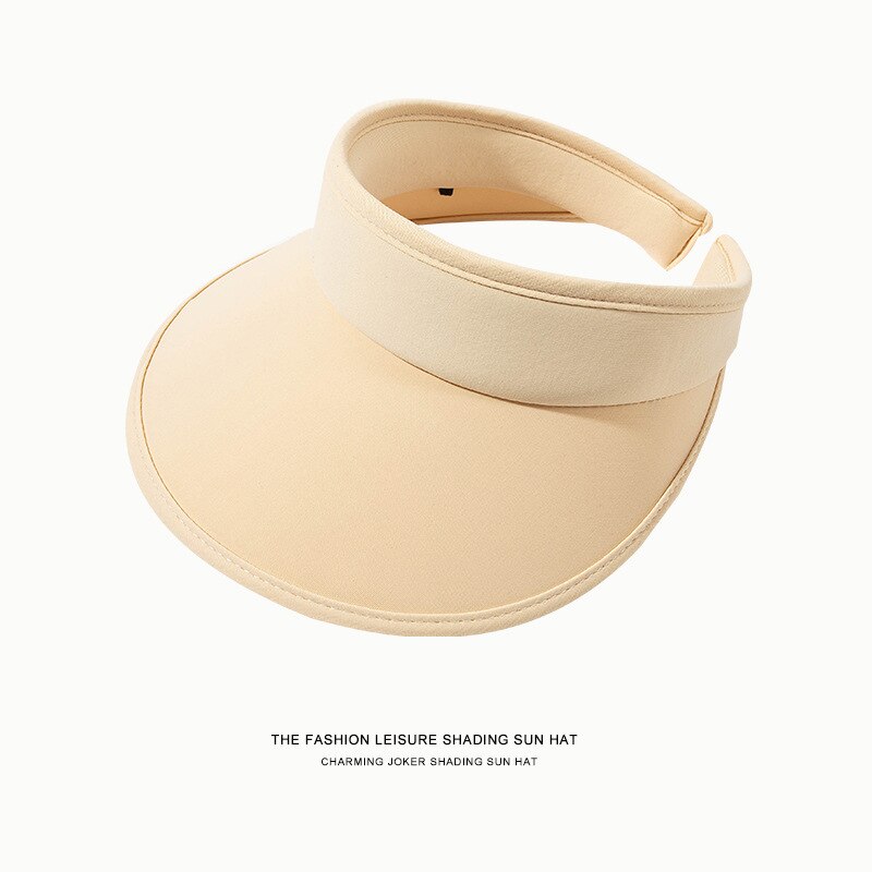 Unisex Zomer Zonneklep Hoed Voor Vrouwen Reizen Brede Rand Zon Cap Bob Panama Hoed Man Outdoor Sport Golf Zon hoed: Beige