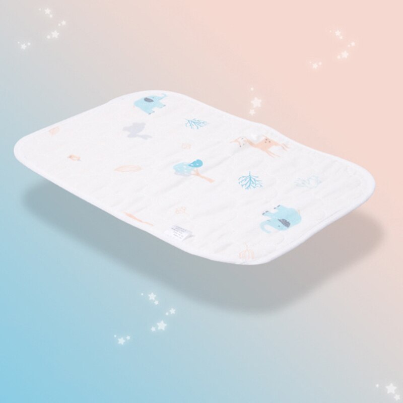 Baby Waterproof SheetBaby Diaper Pad Waterproof Cotton Gauze Sheet Washable Baby Isolation Pad