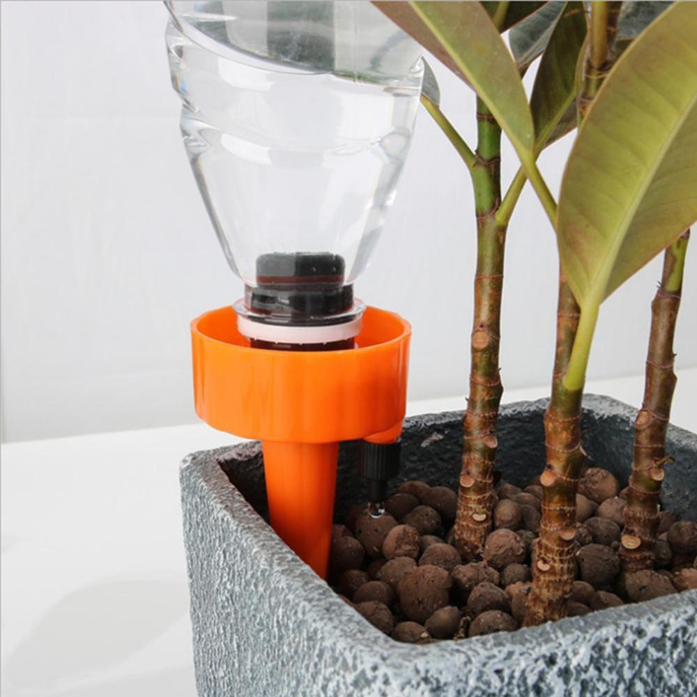 Selvvandende drypper justerbare pæle system vanding vanding ferie pigge system selvvander plante automatisk  v1 n 2