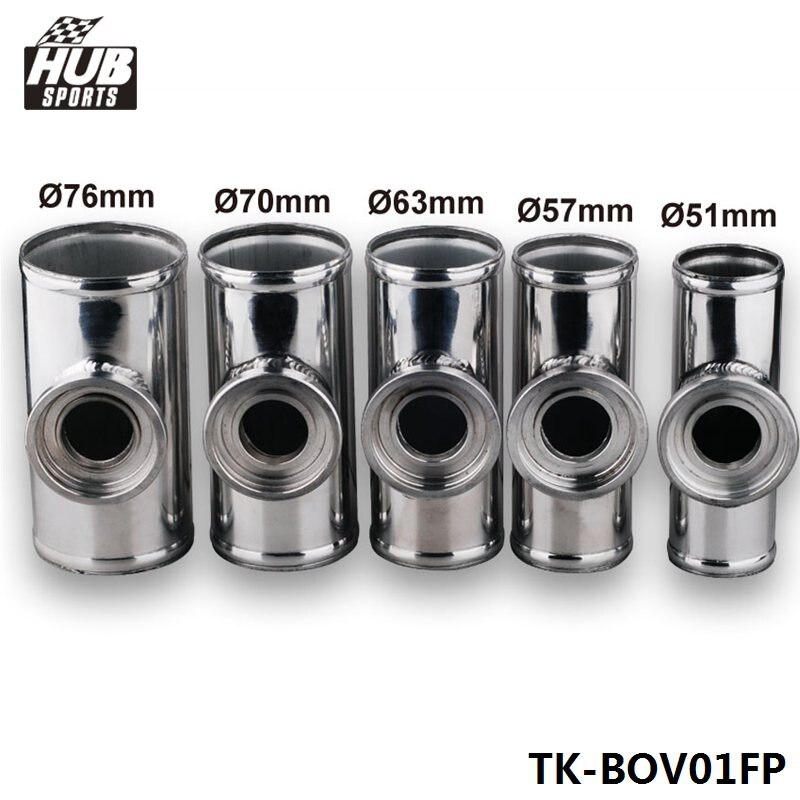 90 Degree 2.5 Inch 63mm SSQV Blow Off Valve Adapter – Turbo Aluminum Pipe – Silver