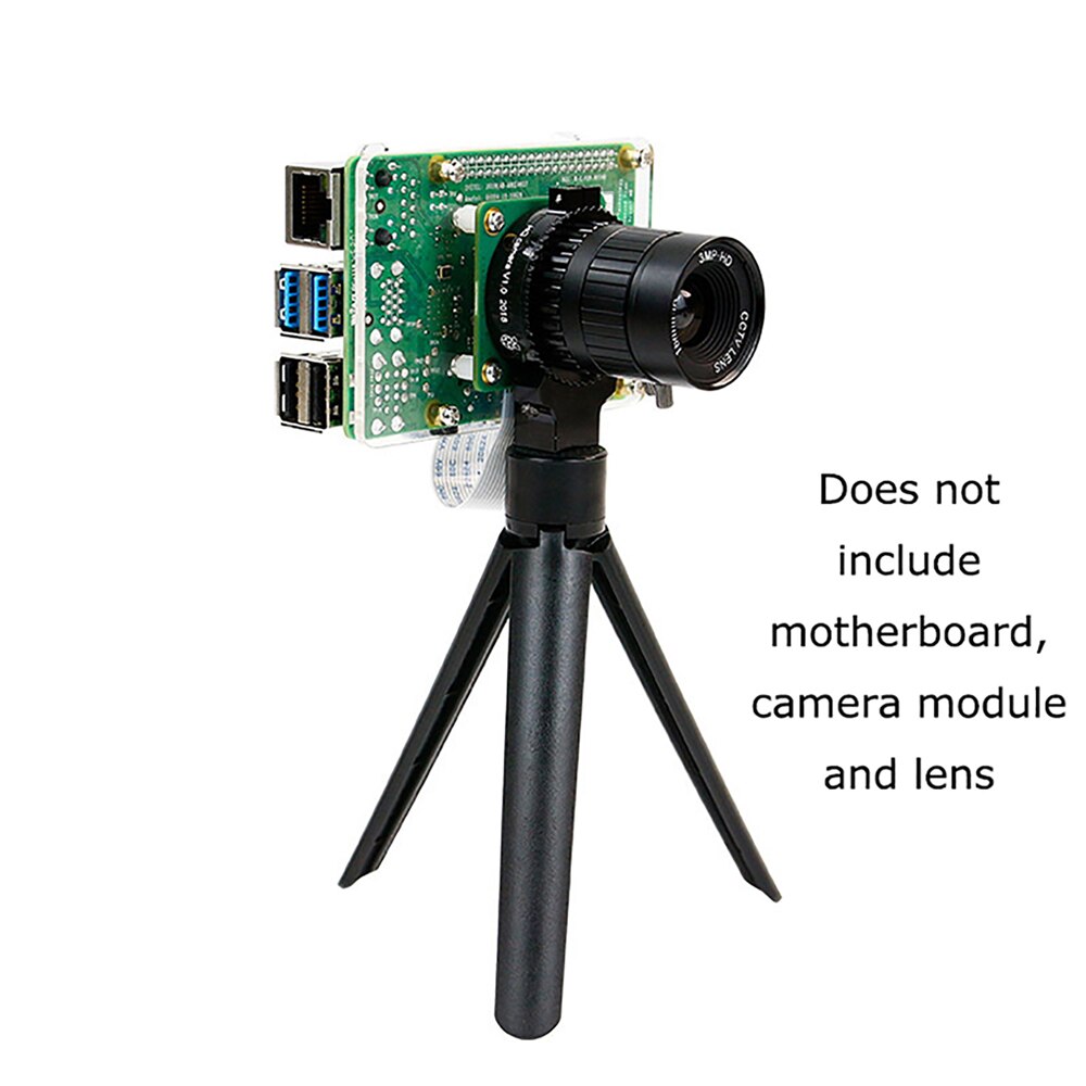 Camera Accessories Acrylic Shell Cooling Fan Tripod Radiator Rack Kit for Raspberry Pi 3B/3B+/4B