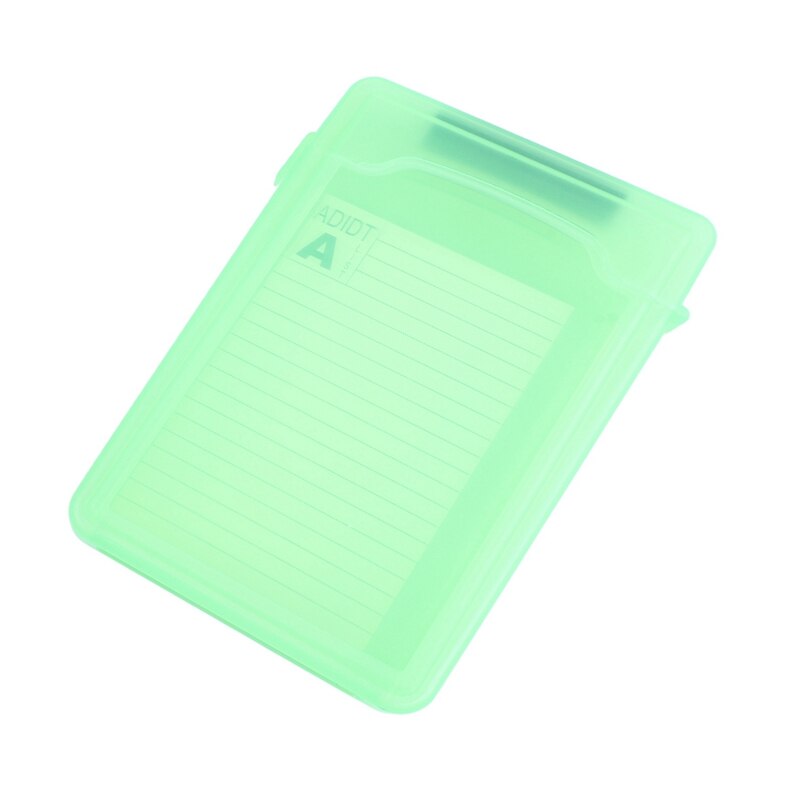 Caja de disco duro portátil IDE Sata de 3,5 pulgadas, carcasa protectora de plástico, colores aleatorios, para disco duro externo, 20 Uds.