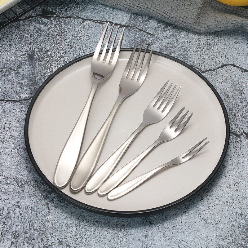 304 Stainless Steel Western Food Knife And Fork hanyi Series Steak Knife Dinner Fork Dessert Stirring Spoon Fruit Fork