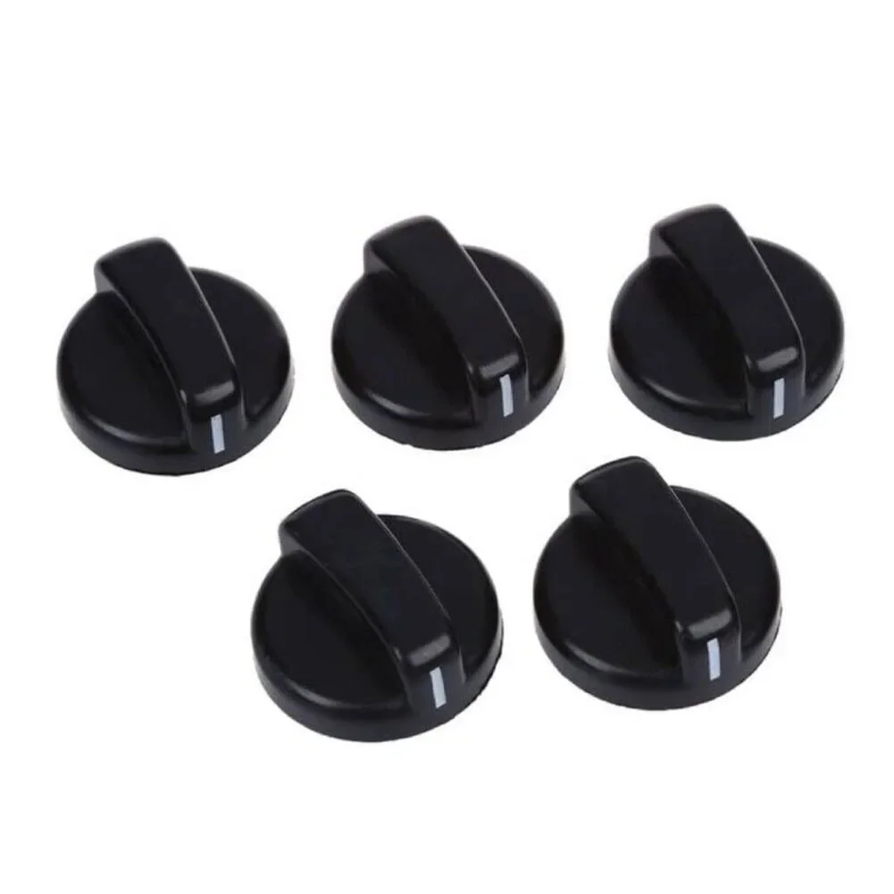 5 stks 8mm Vervanging Schakelaar Knop Gasfornuis Bedieningsknop Plastic Knop Algemeen Bereik Oven Knop Fornuis Kookplaat knop Voor Tafelmodel Brander