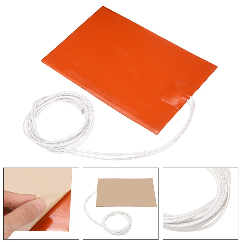 1 pcs Silicone Rubber Verwarming Mat Lijn 100 cm Huishoudelijke Verhandelt Warming Producten Elektrische Verwarming Pads