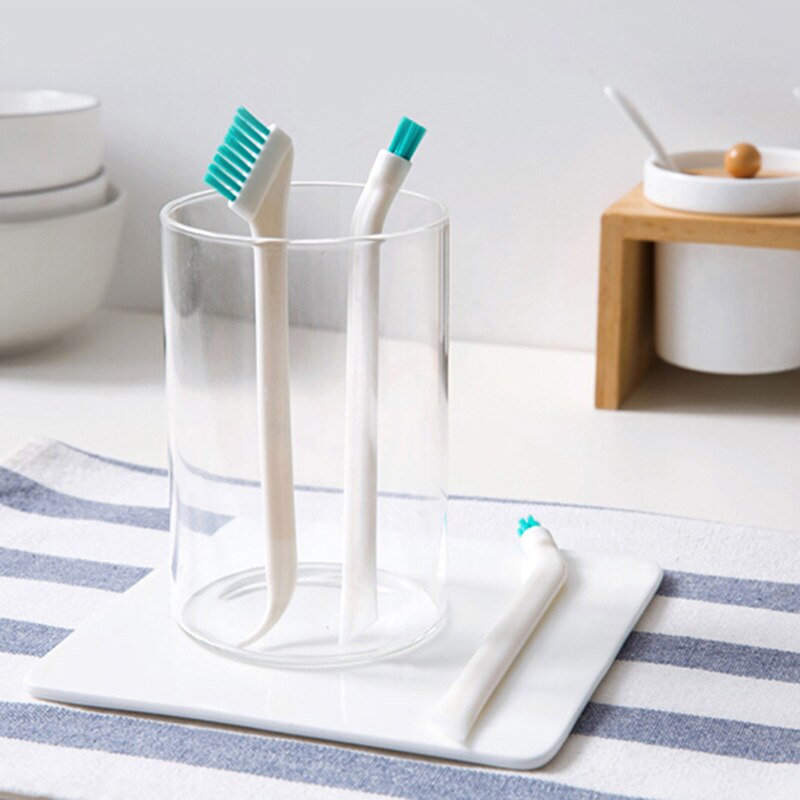 2 teile/satz Schmale Pinsel Langen Griff Tragbare Baby Milch Flasche Lücke Reinigung Pinsel