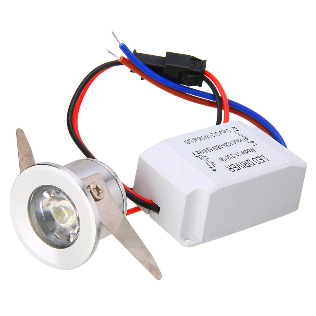 Infälld mini spotlight lampa tak downlight led utställningslampa taklampa 1w/3w majitr