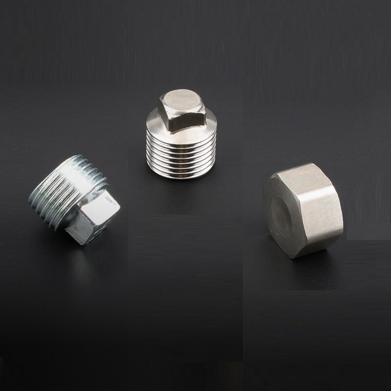 1/2" 3/4" 1" Male Female Thread Stainless Steel End Cap Drain Plug Plumbing Water Pipe Fittings PVC Pipe Water Stop Parts