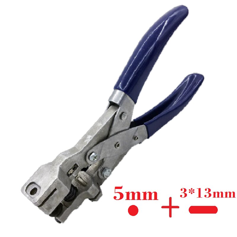 Corner Trimmer and Punch 3X13mm Hole and R5 Corner Punch for PVC Card, Photo, Paper; 2 in 1 Cutter Paper Punches: 5mm Circle 3-13mm