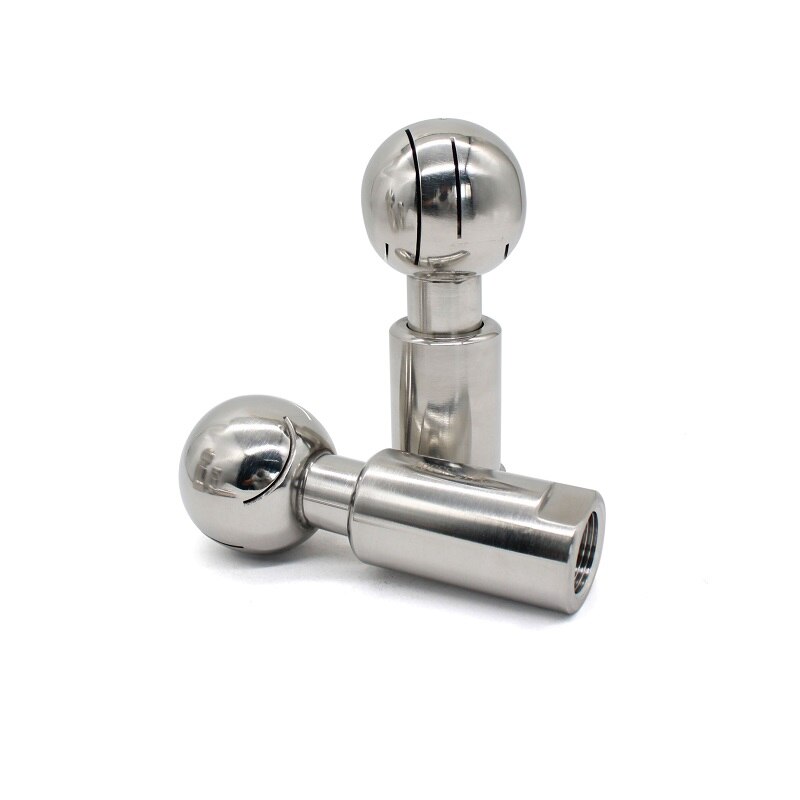 BSP1/2 "-2" Inch Stainleess Rotary Spray Bal Sanitair Vrouwelijke Draad Cip Tank Schoonmaken Hoofd 360 graden Dekking Wassen Fitting