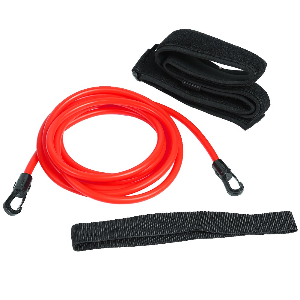 Trainers Force Core Training Tool Swimming Training Resistance Belt Latex Tubes Water Trainer Leash Elastic Rope: 6x10x3-Red