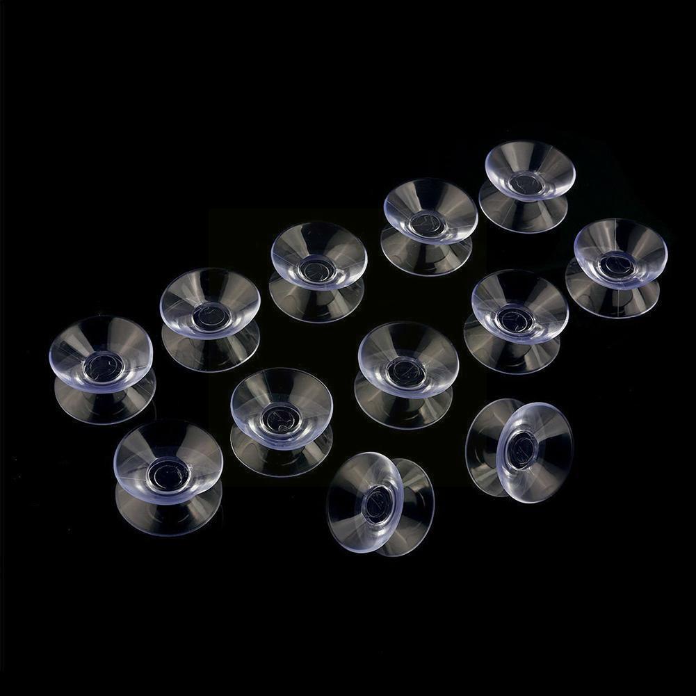 5pcs Transparent Suction Cup Pvc Strong Vacuum Suckers Wall Car Clear Kitchen Cups Suction Hooks Bathroom Window W4f1